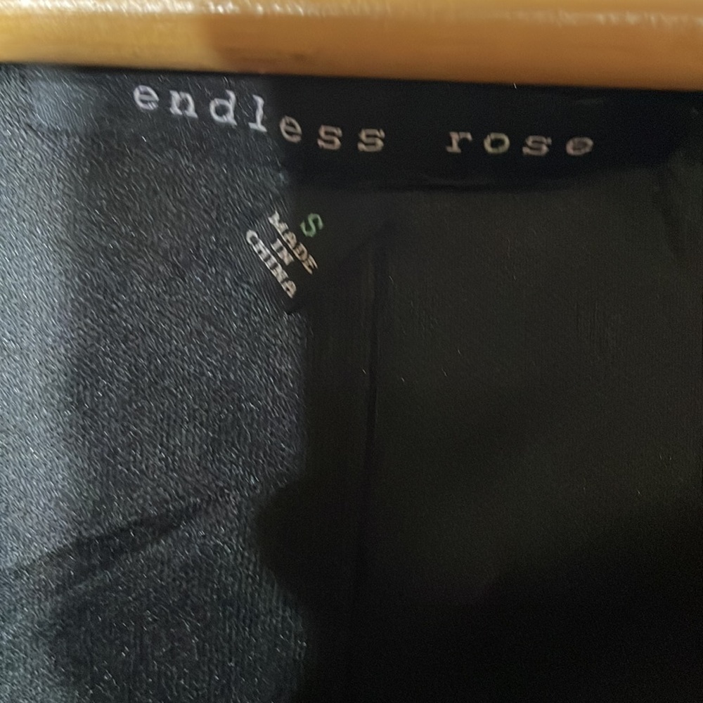 Endless Rose - Long Sleeve Sparkly Black and Blue Romper - Size Small - Picture 7 of 8